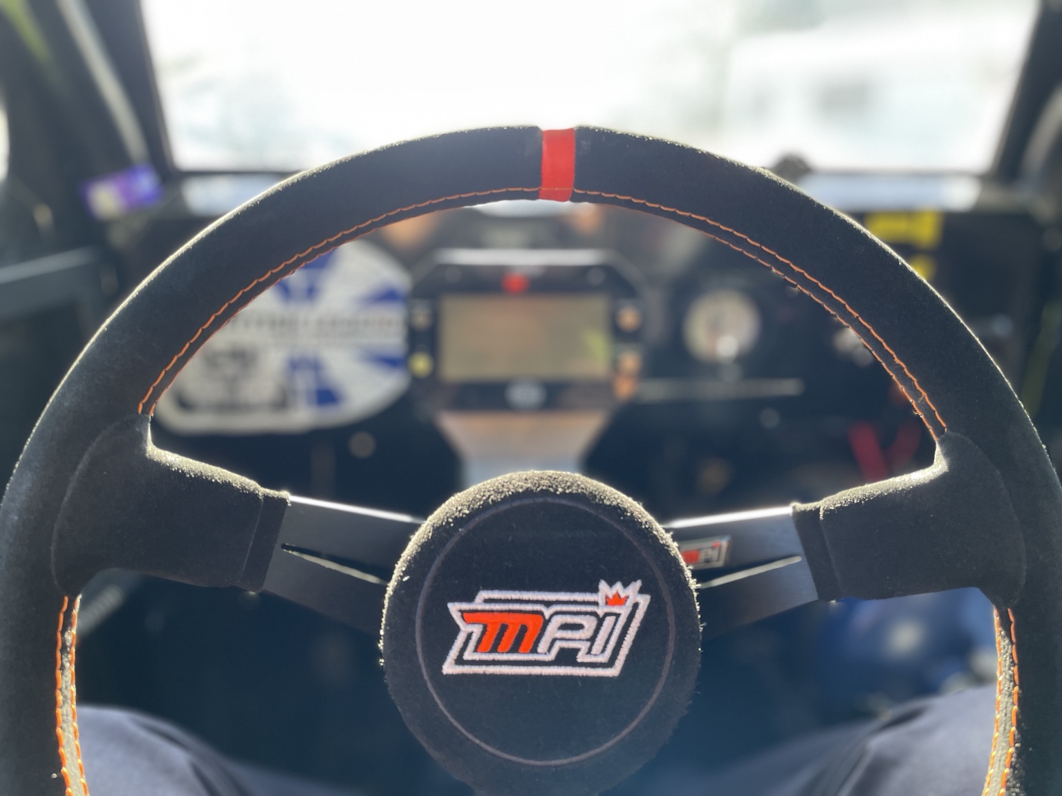 View inside the Legends cockpit